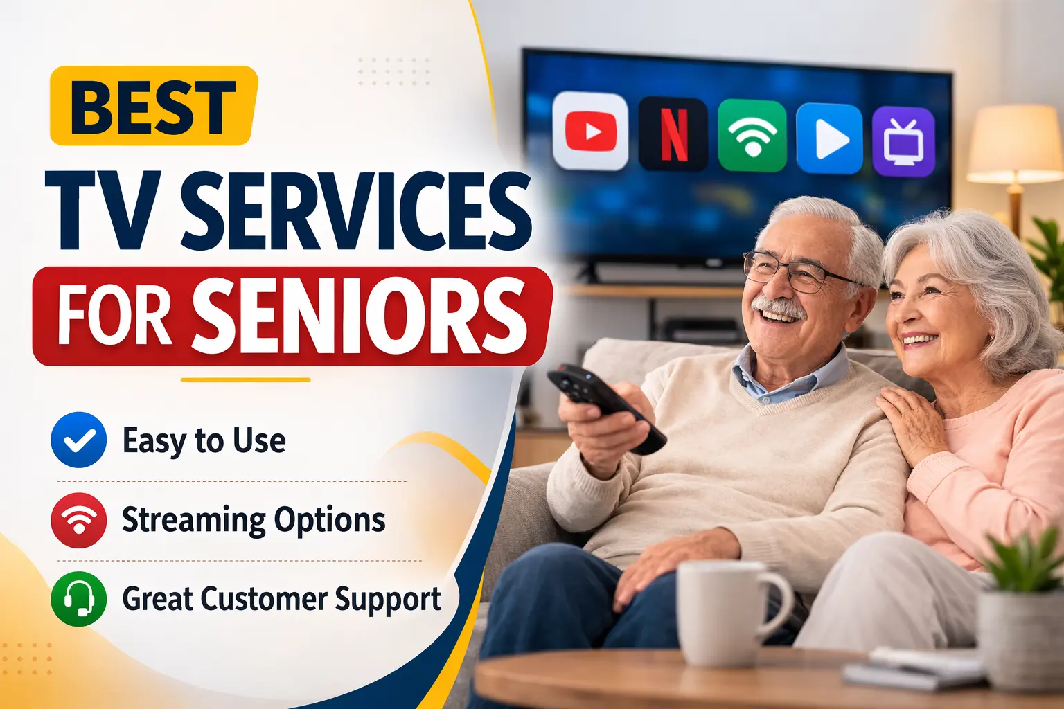 Best TV Services for Seniors