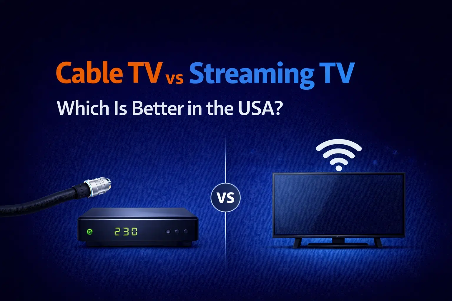 cable tv vs streaming tv