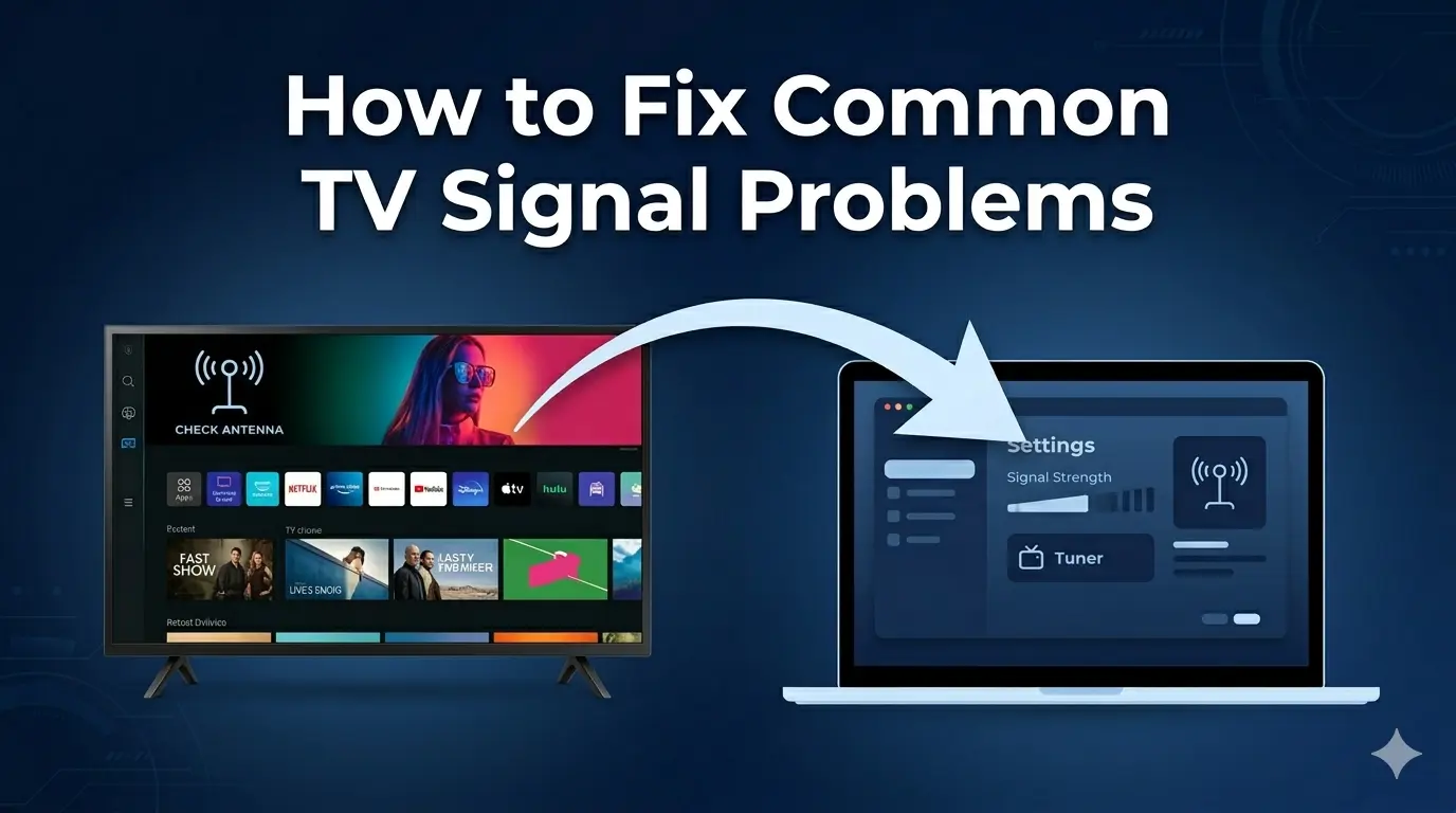 how to fix common tv signal problems