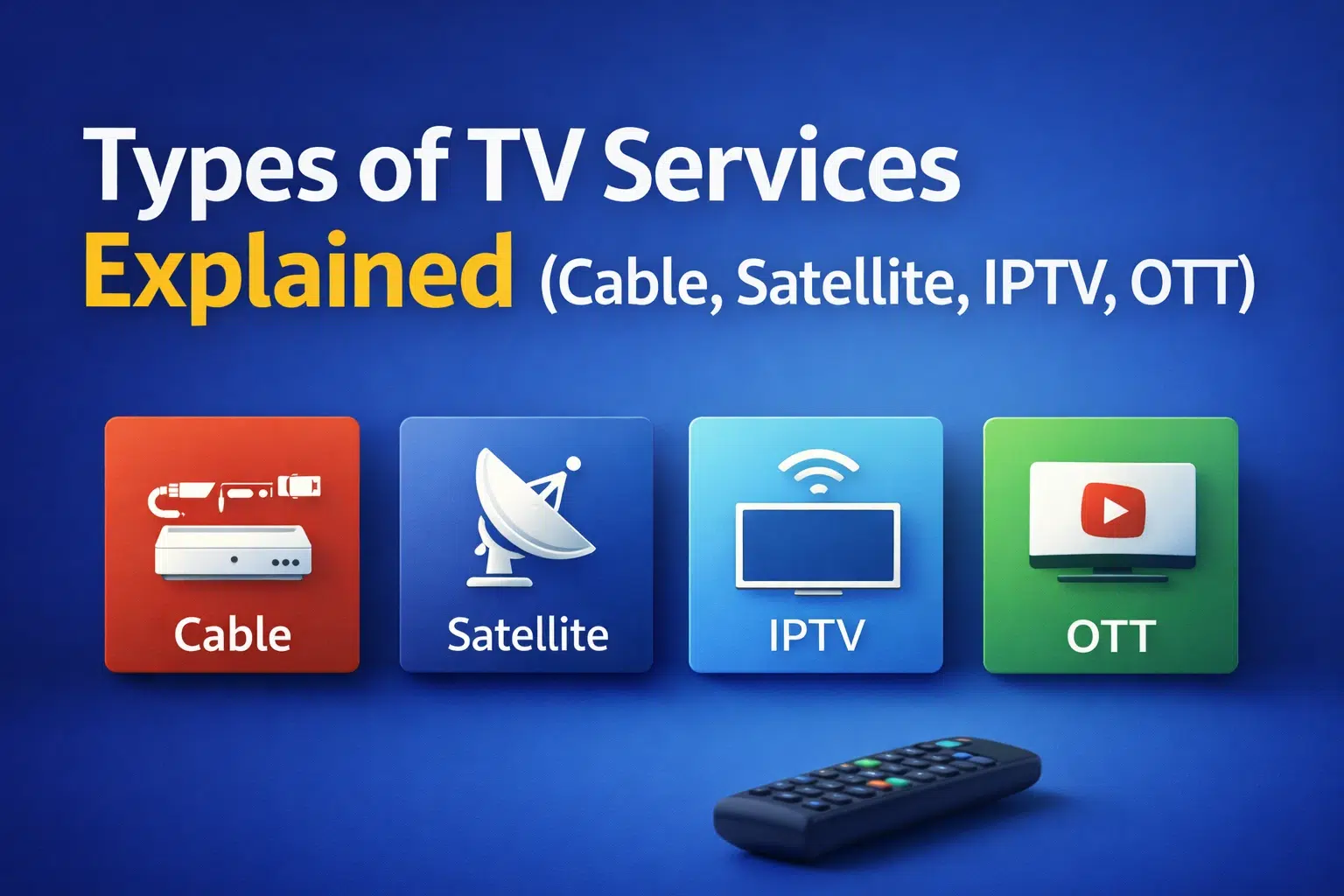 types of tv services